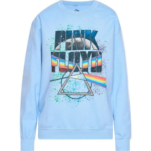 Women's Goodie Two Sleeves Pink Floyd Crewneck Sweatshirt Medium Light Blue