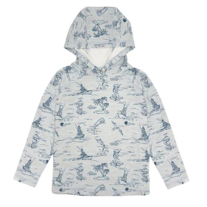 Feather 4 Arrow Reel Deal Tech Hooded rash-guards