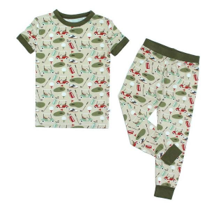 Emerson and Friends Bamboo Pajama Set Toddler 4/5 Tee Time