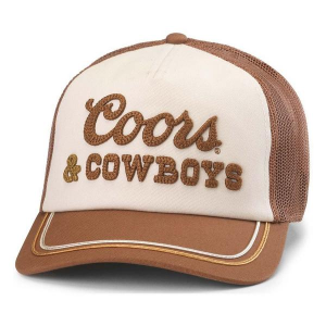 American Needle COORS Radler Snapback Hat One Size Brown Ivory