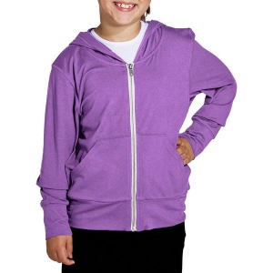 Girls' Fornia Yoga Full Zip Small Purple