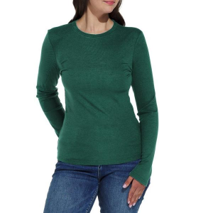 Women's Mikarose Ribbed Long Sleeve T-Shirt Medium Lush Meadow