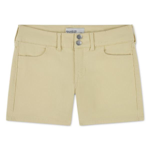 Girls' abercrombie kids Loose Regular Midi Twill Jean Shorts 7/8 Anise