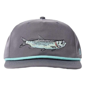 Duck Camp Tarpon Snapback Hat One Size Charcoal