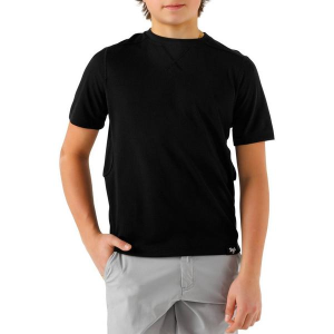 Kids' Waggle Golf Hexcore Performance T-Shirt Medium Onyx Black