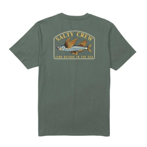 Men's Salty Crew Stitched T-Shirt Large Laurel Wreath