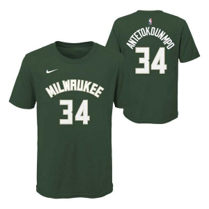 Kids' Milwaukee Bucks Giannis Name & Number Nike T-Shirt Small Fir