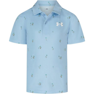 Boys' Under Armour Matchplay Printed Polo 6 Nimbus Blue
