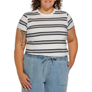 Women's Thread & Supply Natalie T-Shirt 2X Ivory Navy