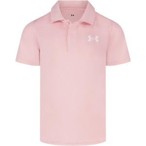 Boys' Under Armour Matchplay Solid Polo 7 Prime Pink