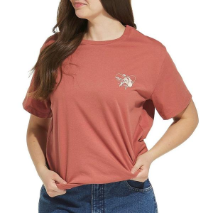 Women's Hooey Buffalo Heart T-Shirt Medium Pink