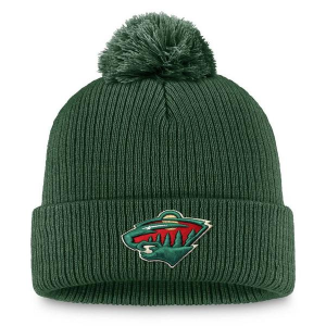 Minnesota Wild Fanatics Core Pom Beanie One Size Green