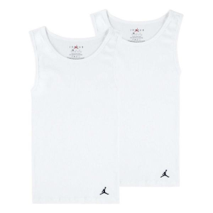 Kids' Jordan Flight Base Crew Neck Tank Top Small White