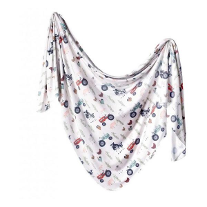 Copper Pearl Knit Baby Swaddle Blanket Jo