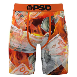 Men's PSD Cash Boxer Briefs Underwear Medium Burning Benjis