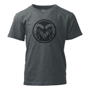 Colorado State Rams Wes and Willy Blackout Kids' T-Shirt Medium Castlerock