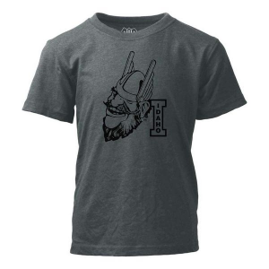 Idaho Vandals Wes and Willy Blackout Kids' T-Shirt Large Castlerock