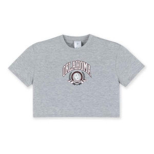 ZooZatZ Girls' Oklahoma Sooners Boxy Crop