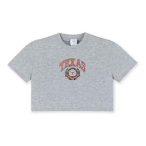 ZooZatZ Girls' Texas Longhorns Boxy Crop