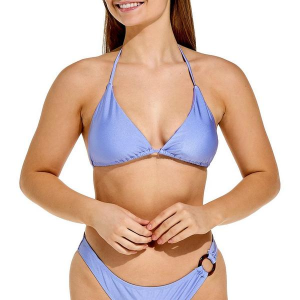 Women's Heat Swimwear Shining Soul Seamless Slide Triangle Swim Bikini Top Juniors XLarge Lilac