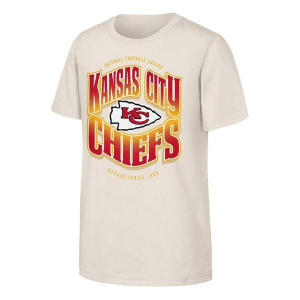 Kids' Kansas City Chiefs Genuine Stuff Huddle T-Shirt XLarge Natural