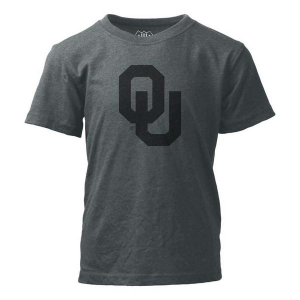 Oklahoma Sooners Wes and Willy Blackout Kids' T-Shirt XLarge Castlerock