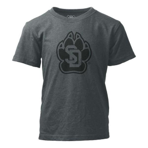 South Dakota Coyotes Wes and Willy Blackout Toddler T-Shirt 2T Castlerock