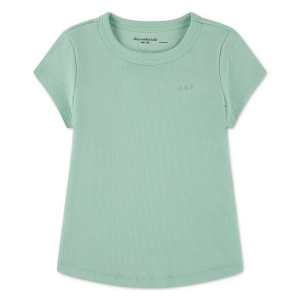Girls' abercrombie kids Essential Baby T-Shirt 17/18 Bird Green