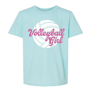 Kids' Park Bench Apparel Volleyball Girl T-Shirt Small Blue