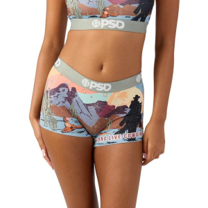 Women's PSD Desert Sunset Boy Shorts Underwear Medium Blue