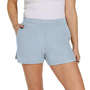 Women's Fornia Ribbed Pocket Pajama Shorts Medium Blue