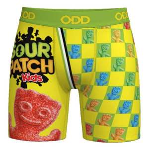 Men's ODD SOX Sour Patch Kids Checkers Boxer Briefs Underwear XLarge Sour Patch Checkers