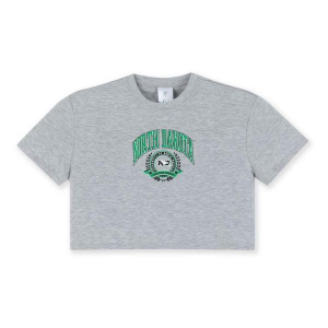 ZooZatZ Girls' North Dakota Fighting Hawks Boxy Crop