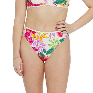 Women's Cupshe Binding High Waist Swim Bottoms Contemporary Large Multi