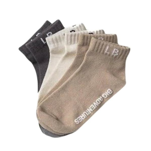 Little Bipsy Ankle Socks Baby 12/24 mo. Driftwood Mix 3 Pack