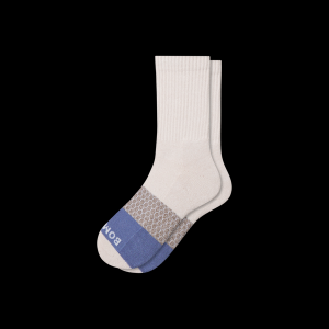Bombas Marl Tri-Block Mid Calf Socks Large Birchwood