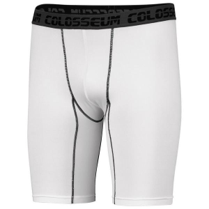 Boys' Colosseum Compression Shorts XSmall White