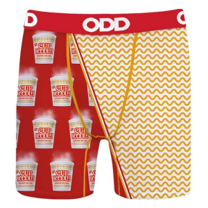 Boys' ODD SOX Cup Noodles Boxer Briefs Underwear Small Red
