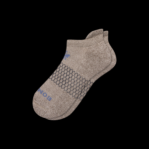 Bombas Marl Bee Ankle Socks Large Mushroom Grey