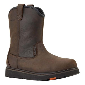 Men's BRUNT The Bolduc 9" Waterproof Composite Toe Work Boots Outdoor 12 Dark Brown