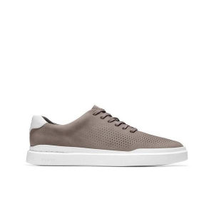 Men's Cole Haan Grandpro Rally Laser Cut Shoes 10.5 Regular Ironstone/White
