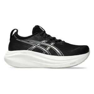 Women's ASICS Gel-Nimbus 27 Running Shoes 11 Regular Black/Grey Heather
