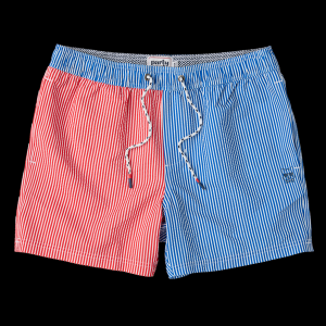 Men's Party Pants Americana Split Hybrid Shorts Large Red/White/Blue