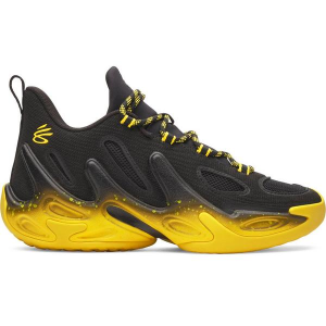 Kids' Under Armour Curry 13 Basketball Shoes Big 7 Regular Black/Taxi