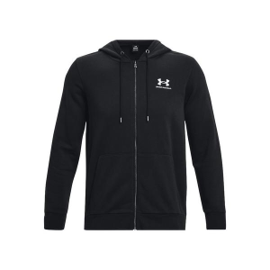 Men's Under Armour Essential Fleece Full Zip Hoodie 2XLarge Black/White