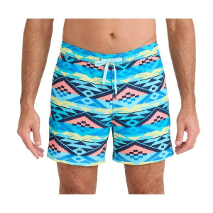 Men's SAXX Oh Buoy 2N1 5" Swim Trunks XLarge Geo Aqua