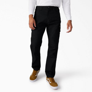 Men's Dickies Tradebuilt Duck Canvas Work Utility Pants 34 Black Regular