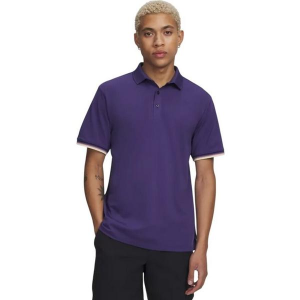 Men's Under Armour Dry Pique Polo Medium Mystical Purple