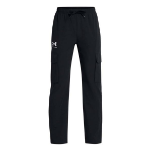 Kids' Under Armour Icon Woven Cargo Sweatpants XSmall Black Regular