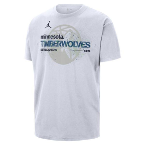 Minnesota Timberwolves 1985 Courtside Statement Nike T-Shirt Small White